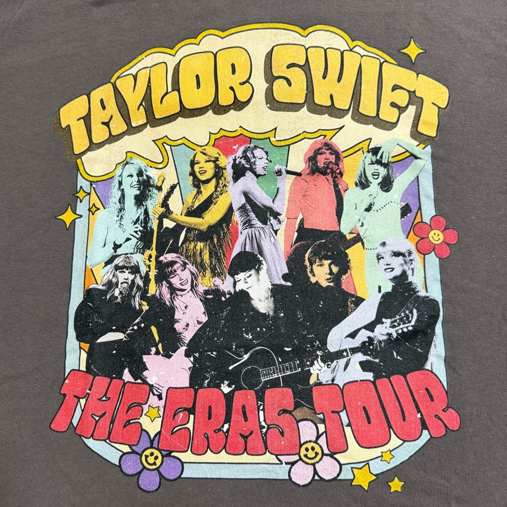 Taylor Swift Retro Eras Tour Shirt | charcoal